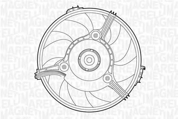 Magneti marelli 069422263010 Hub, engine cooling fan wheel 069422263010