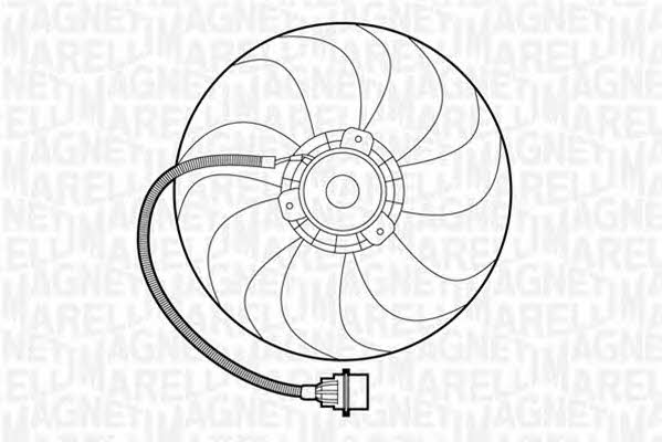 Magneti marelli 069422272010 Hub, engine cooling fan wheel 069422272010