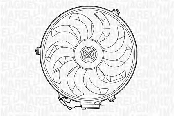 Magneti marelli 069422275010 Hub, engine cooling fan wheel 069422275010