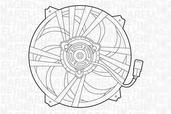 Magneti marelli 069422281010 Hub, engine cooling fan wheel 069422281010