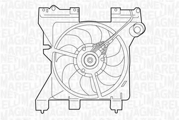 Magneti marelli 069422287010 Hub, engine cooling fan wheel 069422287010
