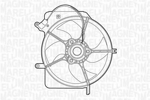 Magneti marelli 069422322010 Hub, engine cooling fan wheel 069422322010
