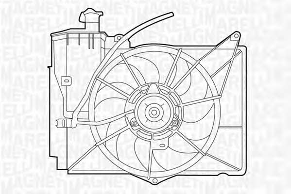 Magneti marelli 069422360010 Hub, engine cooling fan wheel 069422360010