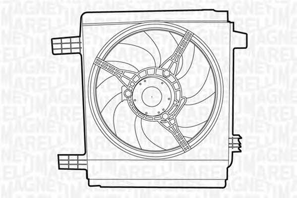 Magneti marelli 069422364010 Hub, engine cooling fan wheel 069422364010