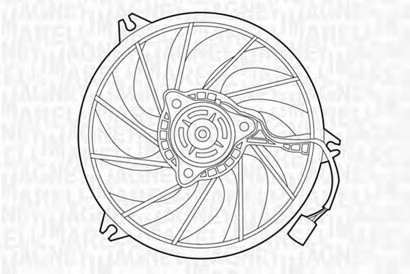 Magneti marelli 069422391010 Hub, engine cooling fan wheel 069422391010