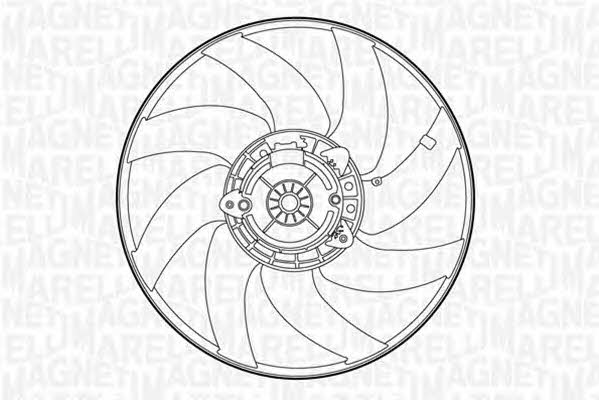 Magneti marelli 069422435010 Hub, engine cooling fan wheel 069422435010