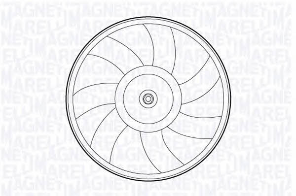 Magneti marelli 069422591010 Hub, engine cooling fan wheel 069422591010