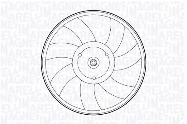 Magneti marelli 069422592010 Hub, engine cooling fan wheel 069422592010