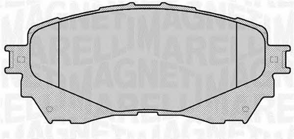 Magneti marelli 363916060677 Brake Pad Set, disc brake 363916060677