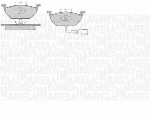 Magneti marelli 363916060516 Brake Pad Set, disc brake 363916060516