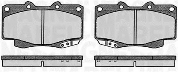 Magneti marelli 363916060495 Brake Pad Set, disc brake 363916060495