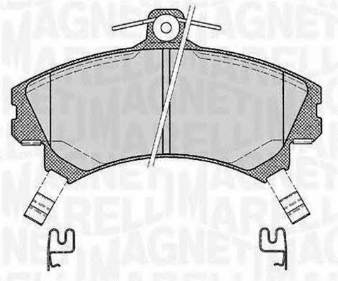 Magneti marelli 363916060521 Brake Pad Set, disc brake 363916060521