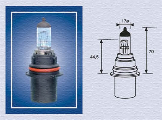 Halogen lamp 12V HB1 65/45W Magneti marelli 002555200000