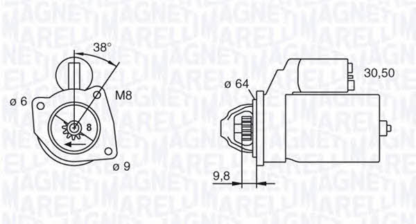 Magneti marelli 063101018010 Starter 063101018010