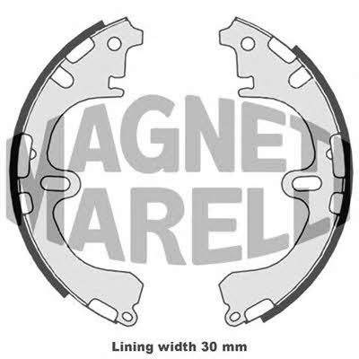 Magneti marelli 360219198317 Brake shoe set 360219198317
