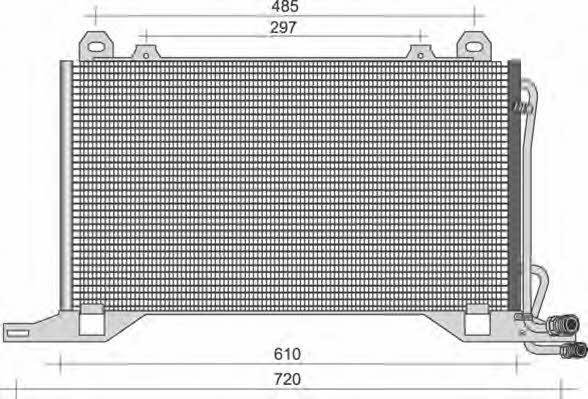 Magneti marelli 350203393000 Cooler Module 350203393000