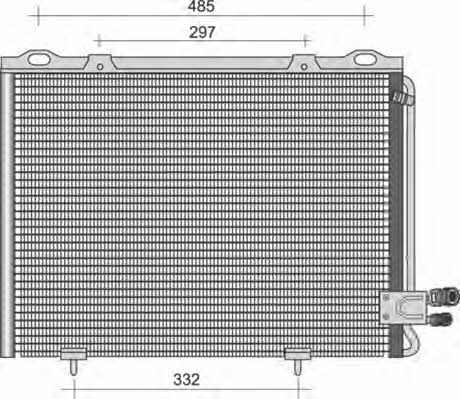 Magneti marelli 350203444000 Cooler Module 350203444000