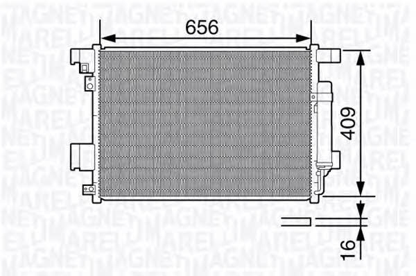 Magneti marelli 350203649000 Cooler Module 350203649000