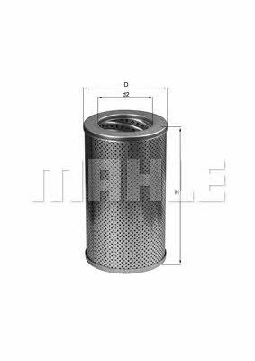 Mahle/Knecht HX 79 Hydraulic filter HX79