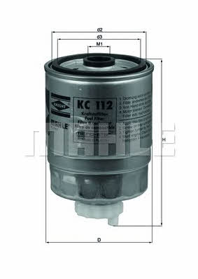 Mahle/Knecht KC 112 Fuel filter KC112