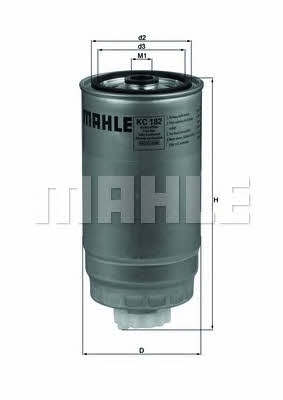 Fuel filter Mahle&#x2F;Knecht KC 182