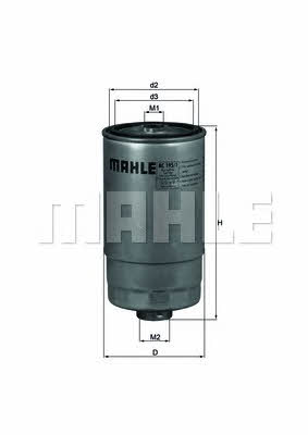 Mahle/Knecht KC 195/1 Fuel filter KC1951