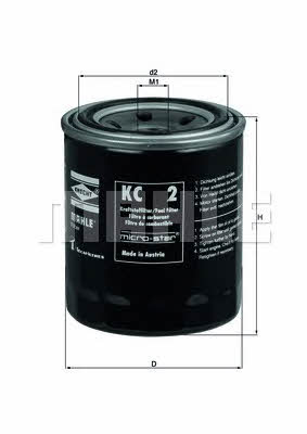 Mahle/Knecht KC 2 Fuel filter KC2