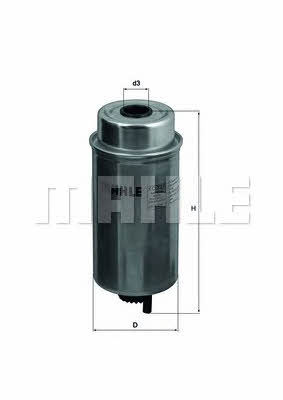 Mahle/Knecht KC 227 Fuel filter KC227