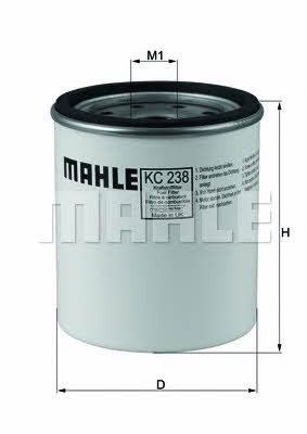 Mahle/Knecht KC 238D Fuel filter KC238D