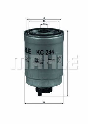 Mahle/Knecht KC 244 Fuel filter KC244