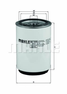 Mahle/Knecht KC 249D Fuel filter KC249D