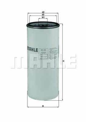 Fuel filter Mahle/Knecht KC 251