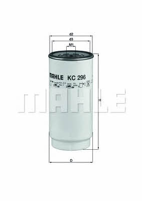 Fuel filter Mahle/Knecht KC 296D
