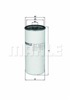 Fuel filter Mahle/Knecht KC 300