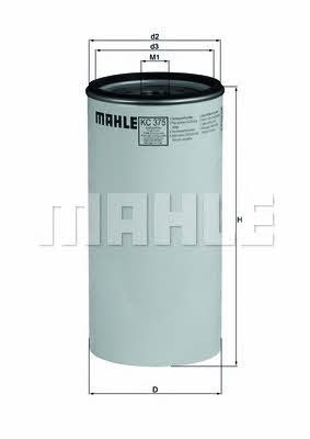 Mahle/Knecht KC 375D Fuel filter KC375D