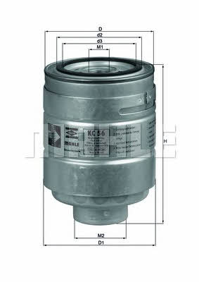 Mahle/Knecht KC 56 Fuel filter KC56
