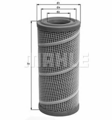 Mahle/Knecht LX 7080 Air filter LX7080