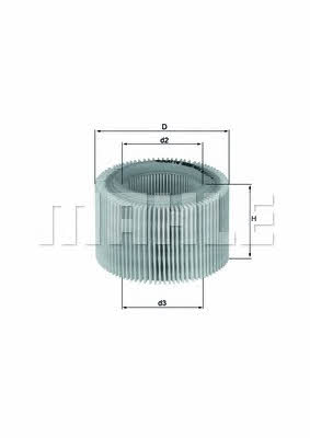 Mahle/Knecht LX 718 Air filter LX718