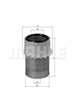 Mahle/Knecht LX 730 Air filter LX730