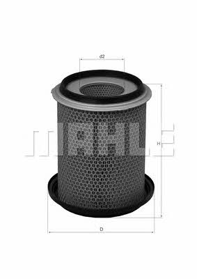 Mahle/Knecht LX 755 Air filter LX755