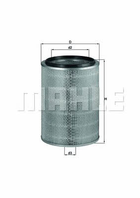 Mahle/Knecht LX 765 Air filter LX765