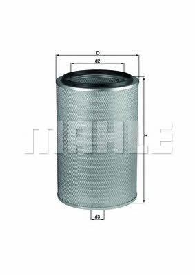 Mahle/Knecht LX 768 Air filter LX768