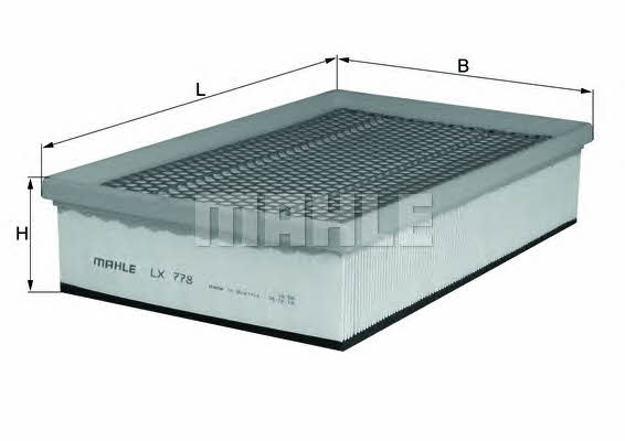 Buy Mahle/Knecht LX778 – good price at EXIST.AE!