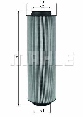 Mahle/Knecht LX 791 Air filter LX791