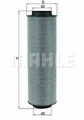 Mahle/Knecht LX 791 Air filter LX791 LX791 Mahle/Knecht Air filter