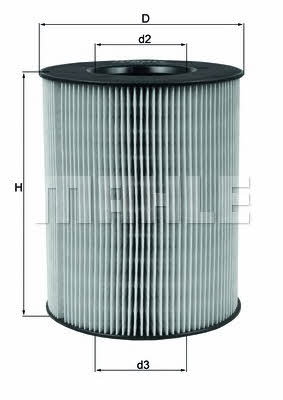 Air filter Mahle/Knecht LX 794