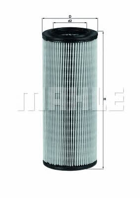 Mahle/Knecht LX 801 Air filter LX801