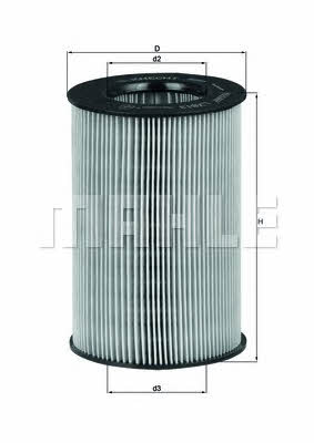Mahle/Knecht LX 813 Air filter LX813