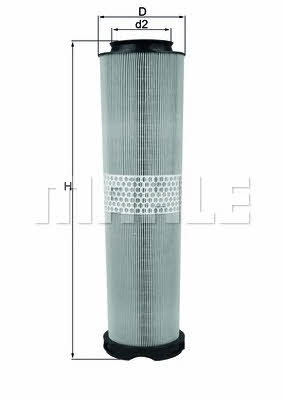 Air filter Mahle/Knecht LX 816/6