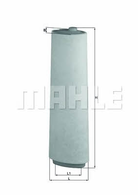 Air filter Mahle/Knecht LX 818